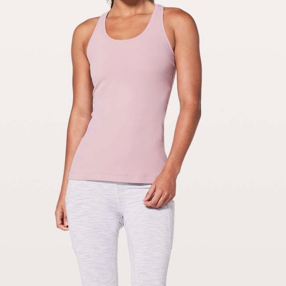 Lululemon Light Pink Racerback Tank Top - Picture 1 of 5